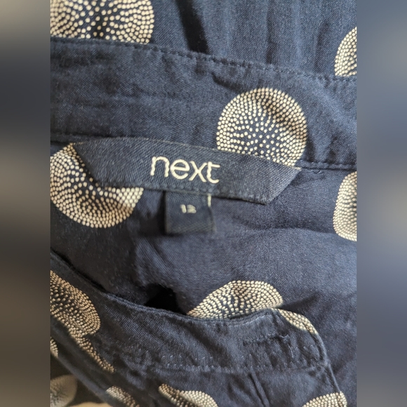 Next Navy dot tunic dress size 12 - Picture 7 of 7